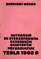 Tesla 1902b - Navod k udrzbe 